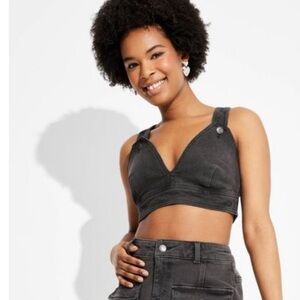 Women's Cropped Denim Vest - Wild
Fable™ new